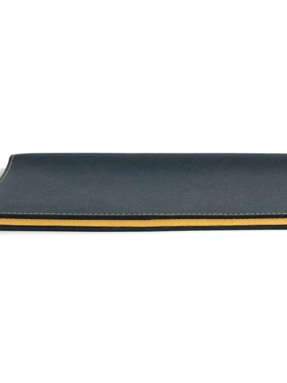Hermes Notebook Cover Agenda MM PM Leather Navy